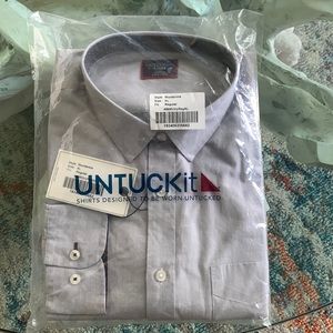 Mens Size (XL) UNTUCKIT Button up Dress Shirt! Brand NEW WITH TAGS!